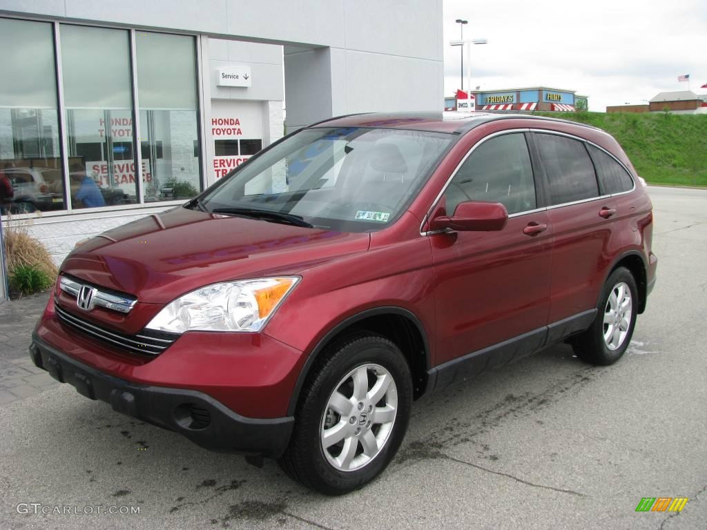 2008 CR-V EX-L 4WD - Tango Red Pearl / Gray photo #2