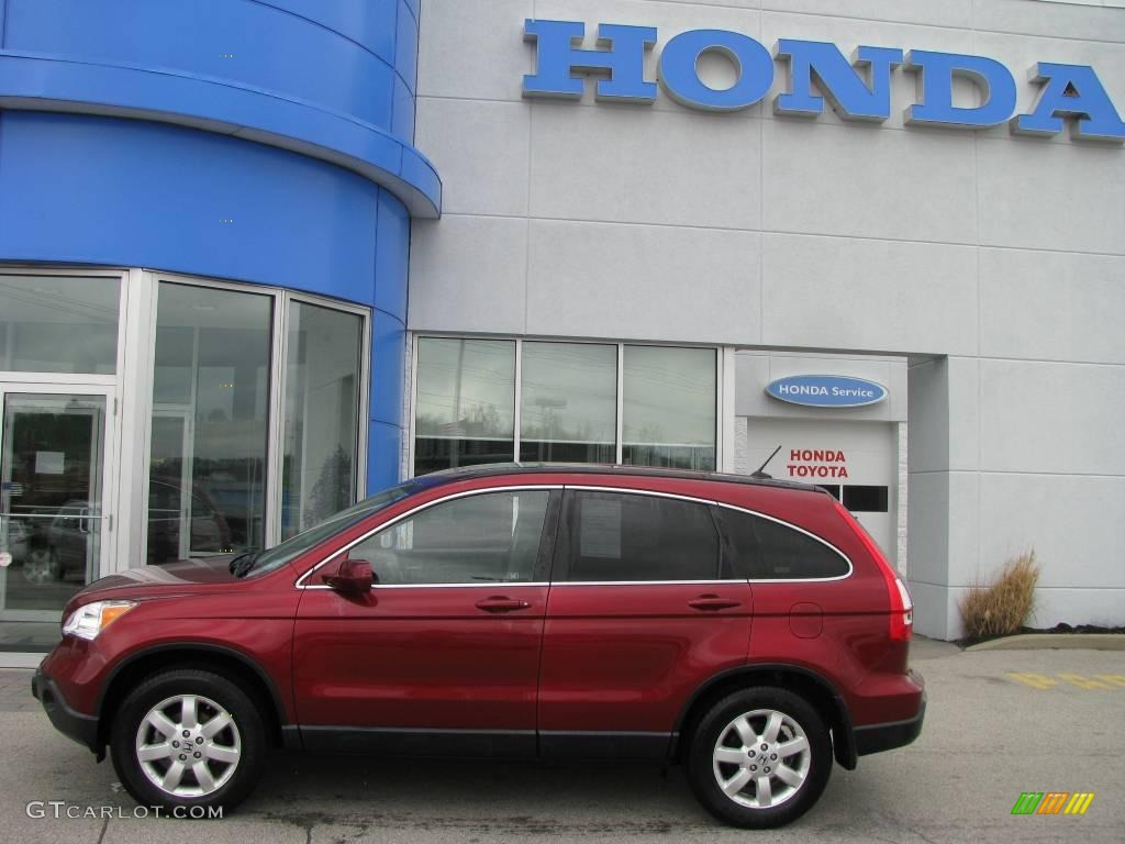 2008 CR-V EX-L 4WD - Tango Red Pearl / Gray photo #4