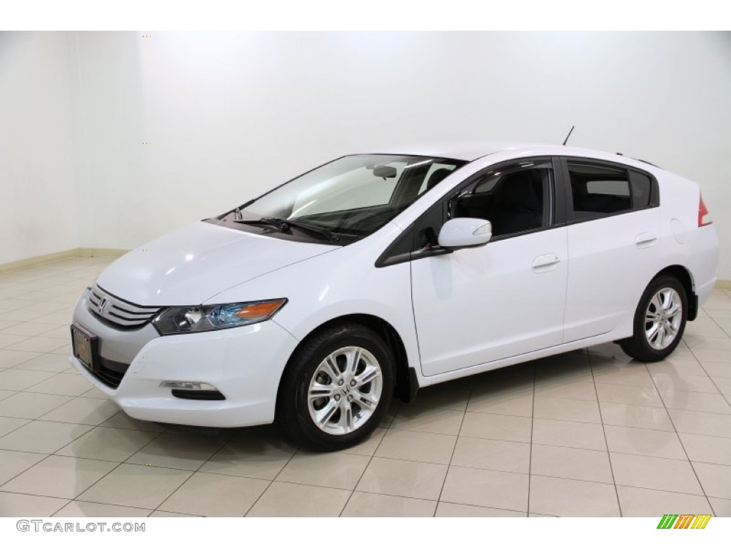 2010 Insight Hybrid EX - Spectrum White Pearl / Gray photo #3