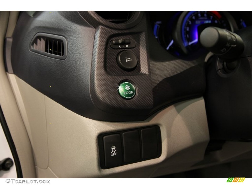 2010 Insight Hybrid EX - Spectrum White Pearl / Gray photo #5