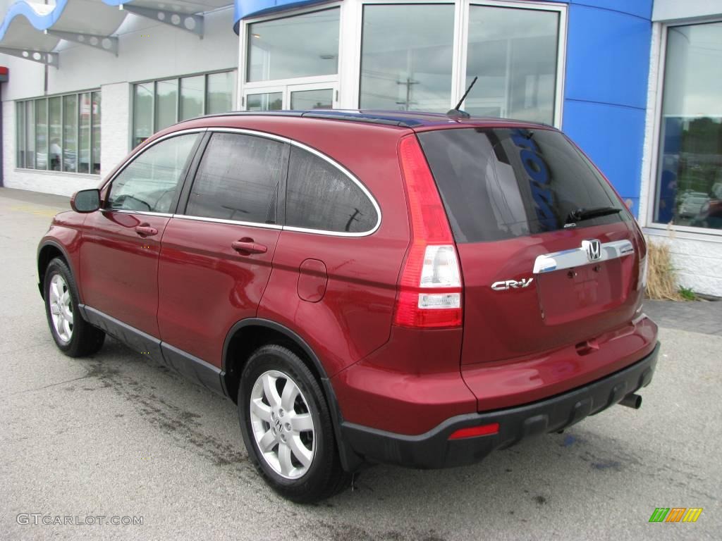 2008 CR-V EX-L 4WD - Tango Red Pearl / Gray photo #5