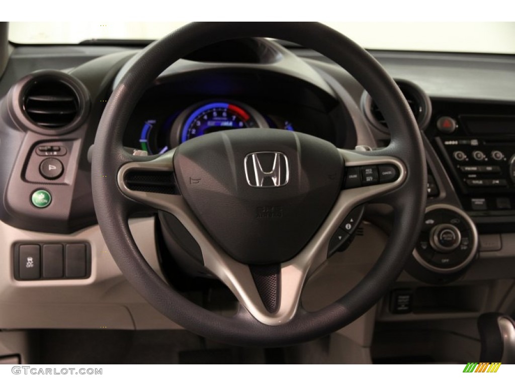 2010 Insight Hybrid EX - Spectrum White Pearl / Gray photo #8