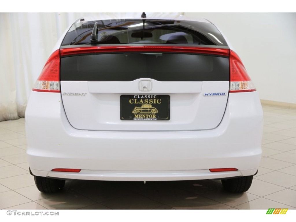 2010 Insight Hybrid EX - Spectrum White Pearl / Gray photo #16