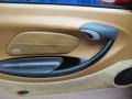 2000 Porsche Boxster Savanna Beige Interior Door Panel Photo