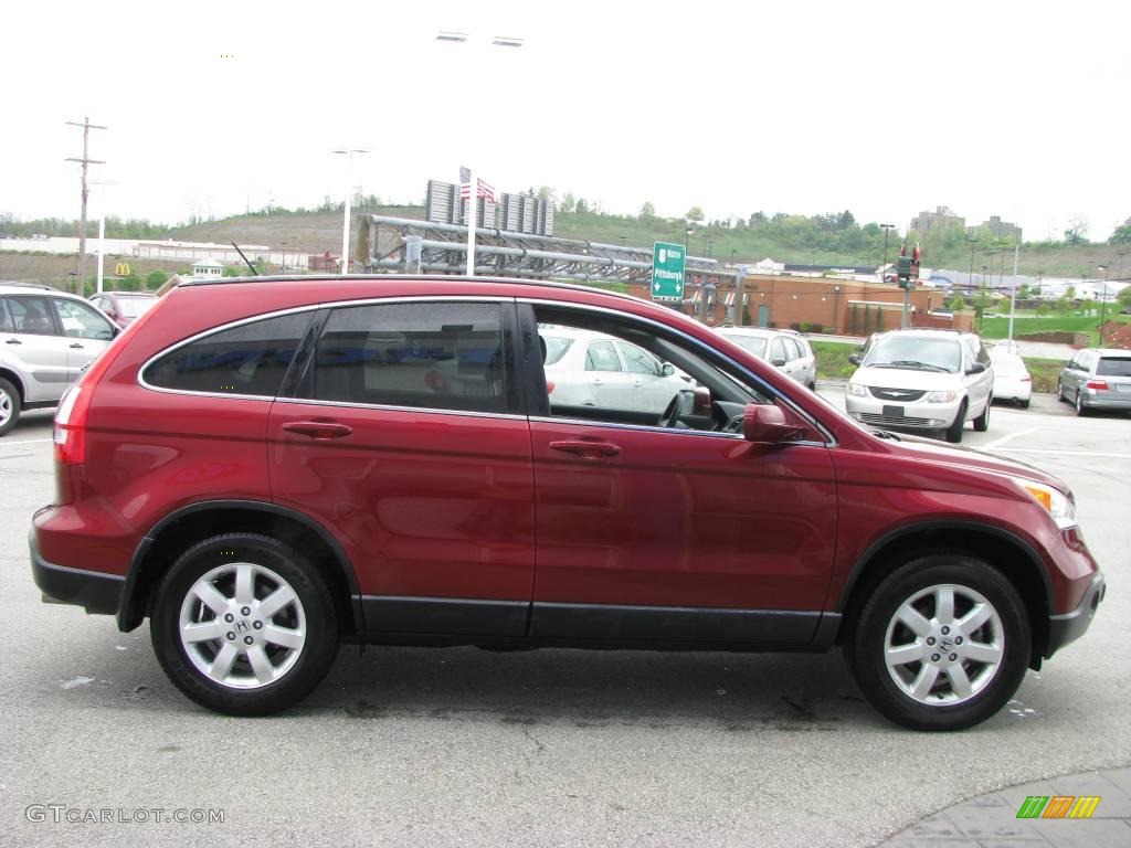 2008 CR-V EX-L 4WD - Tango Red Pearl / Gray photo #8