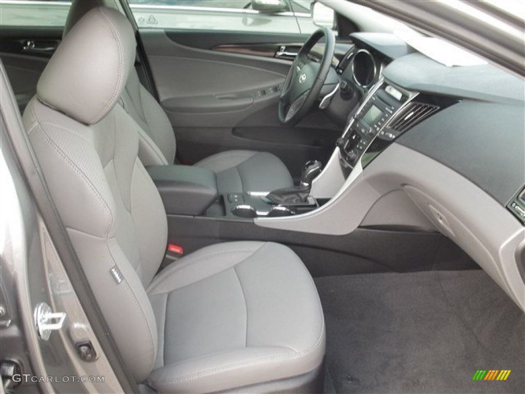 Gray Interior 2014 Hyundai Sonata Limited 2.0T Photo #87442711