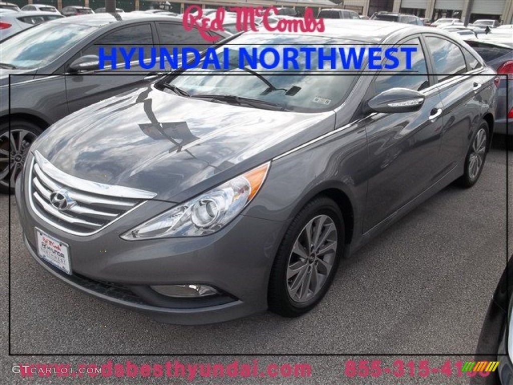 2014 Sonata Limited - Harbor Gray Metallic / Gray photo #1