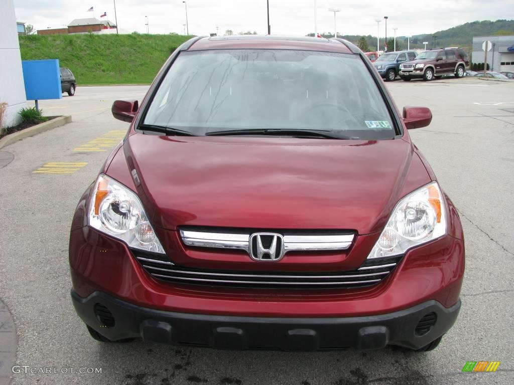 2008 CR-V EX-L 4WD - Tango Red Pearl / Gray photo #10