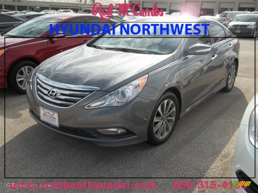 2014 Sonata Limited - Harbor Gray Metallic / Gray photo #1