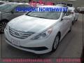 2014 Pearl White Hyundai Sonata GLS  photo #1