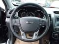 Black 2014 Kia Sorento SX V6 AWD Steering Wheel