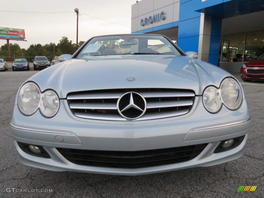 2006 CLK 350 Cabriolet - Diamond Silver Metallic / Ash photo #2