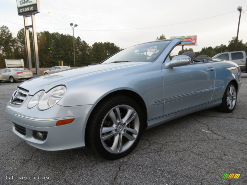2006 CLK 350 Cabriolet - Diamond Silver Metallic / Ash photo #3