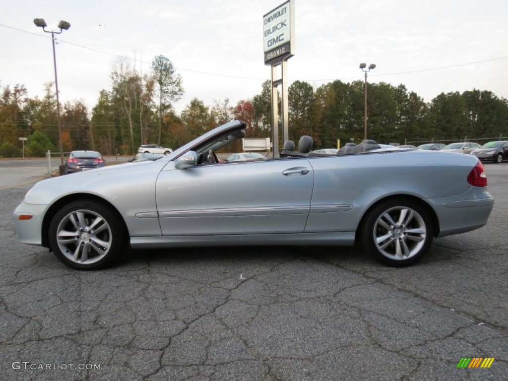 2006 CLK 350 Cabriolet - Diamond Silver Metallic / Ash photo #4