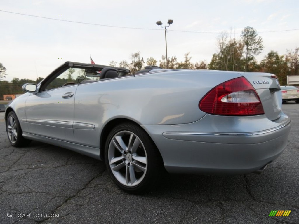 2006 CLK 350 Cabriolet - Diamond Silver Metallic / Ash photo #5