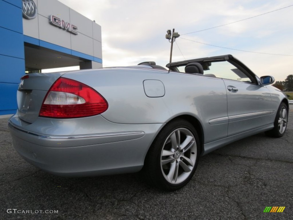 2006 CLK 350 Cabriolet - Diamond Silver Metallic / Ash photo #6