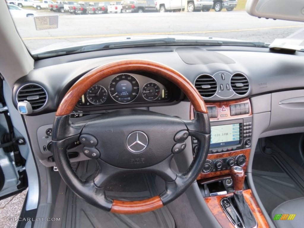 2006 CLK 350 Cabriolet - Diamond Silver Metallic / Ash photo #10