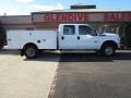 Oxford White - F350 Super Duty XL Crew Cab 4x4 Chassis Commercial Photo No. 3