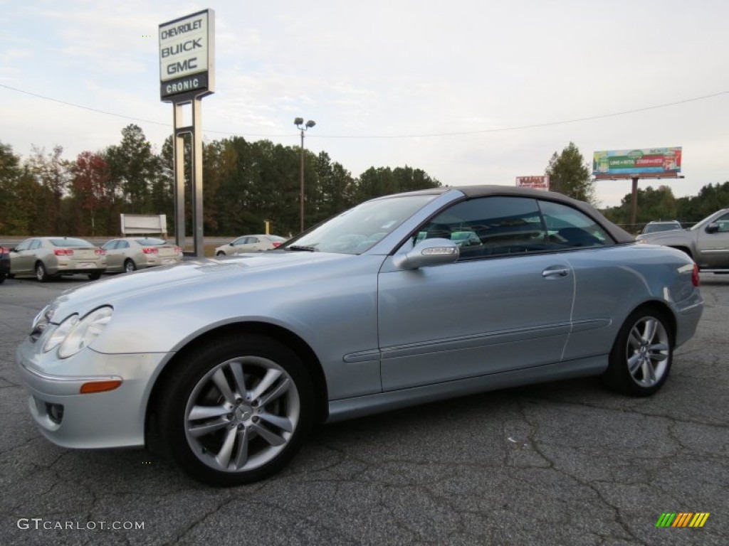 2006 CLK 350 Cabriolet - Diamond Silver Metallic / Ash photo #12