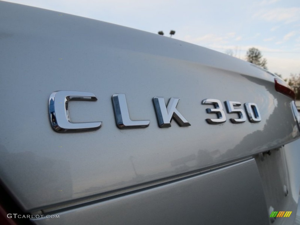 2006 CLK 350 Cabriolet - Diamond Silver Metallic / Ash photo #13