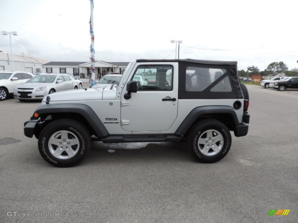 2011 Wrangler Sport 4x4 - Bright Silver Metallic / Black photo #5