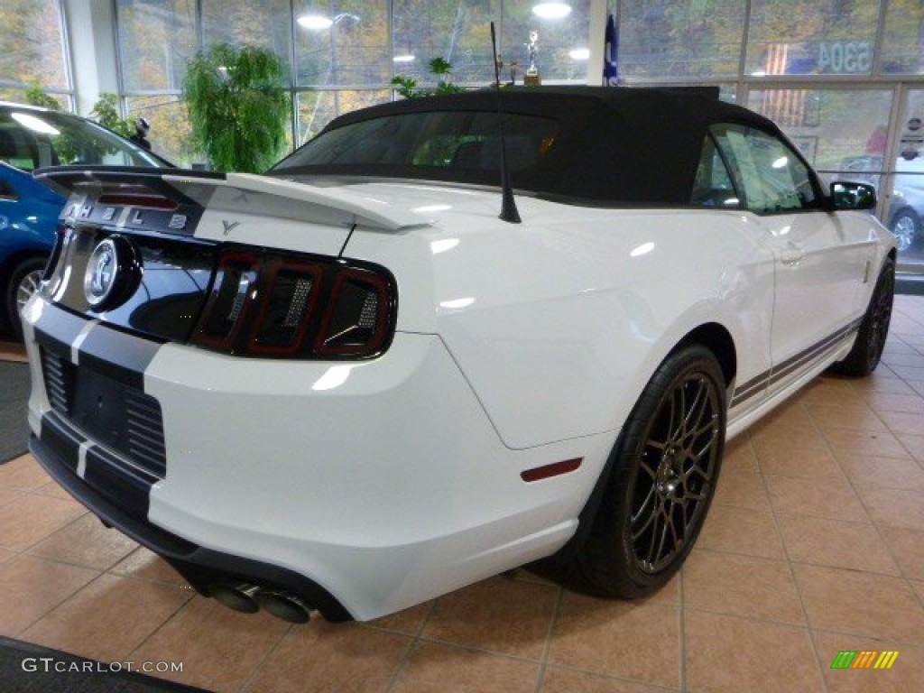Oxford White 2014 Ford Mustang Shelby GT500 SVT Performance Package Convertible Exterior Photo #87446417