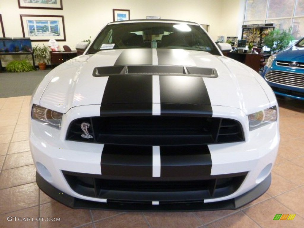 Oxford White 2014 Ford Mustang Shelby GT500 SVT Performance Package Convertible Exterior Photo #87446513