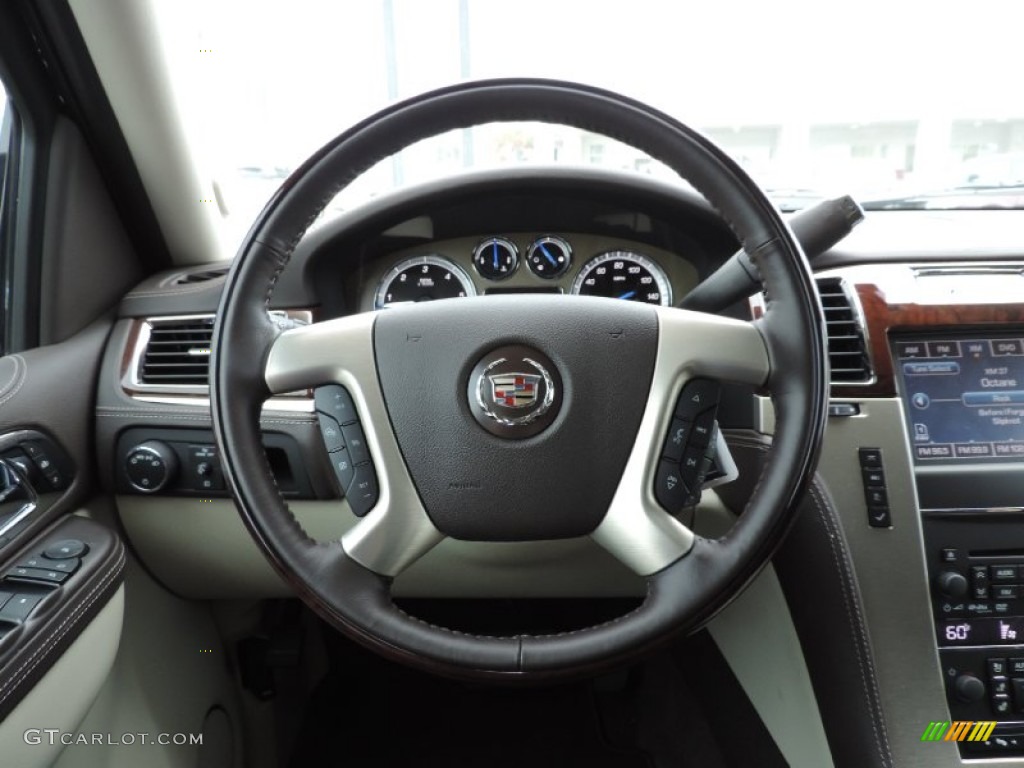 2013 Escalade ESV Platinum AWD - Black Ice Metallic / Cocoa/Light Linen photo #20