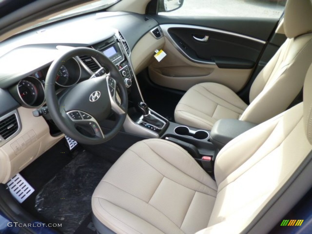 Beige Interior 2013 Hyundai Elantra GT Photo #87449105