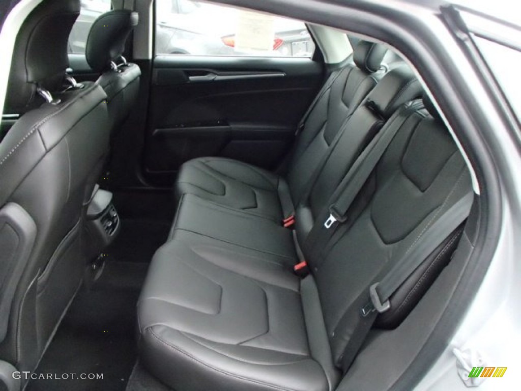 2014 Ford Fusion Hybrid Titanium Rear Seat Photo #87450188