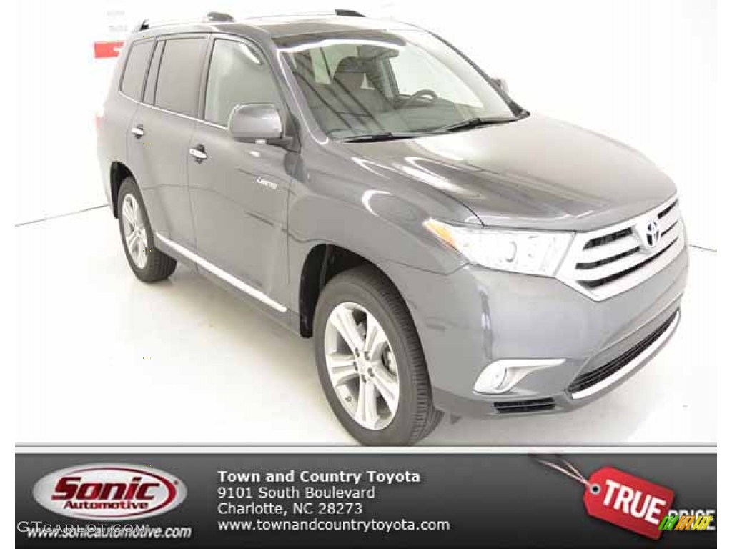 2013 Highlander Limited 4WD - Magnetic Gray Metallic / Black photo #1
