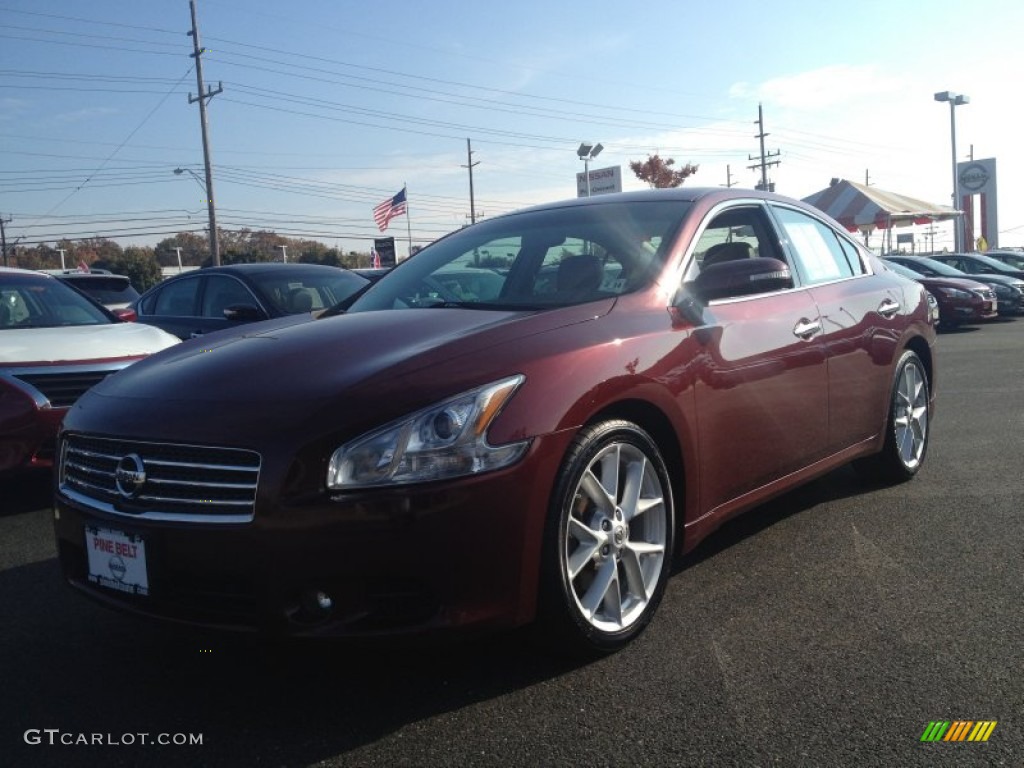2009 Maxima 3.5 SV - Tuscan Sun Metallic / Charcoal photo #1