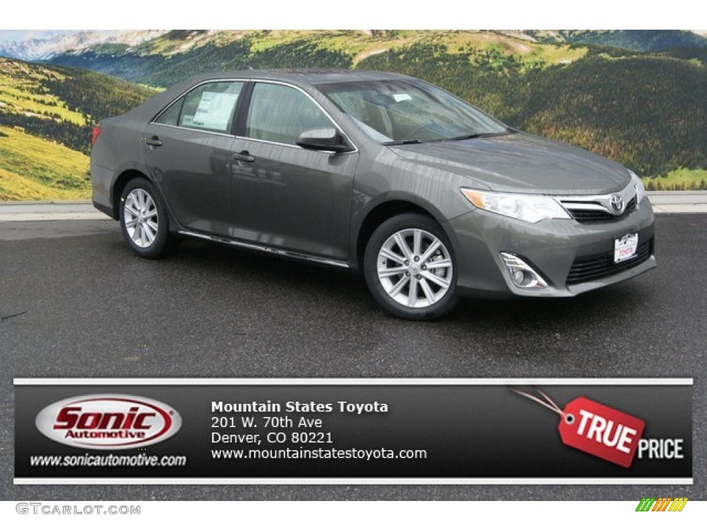 2014 Camry XLE V6 - Magnetic Gray Metallic / Ivory photo #1