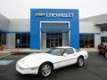 1989 White Chevrolet Corvette Coupe  photo #1
