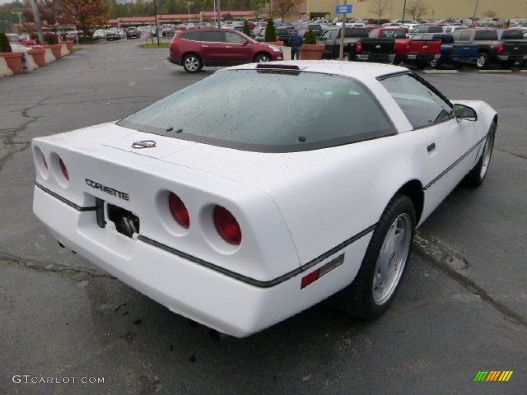 1989 Corvette Coupe - White / Red photo #5