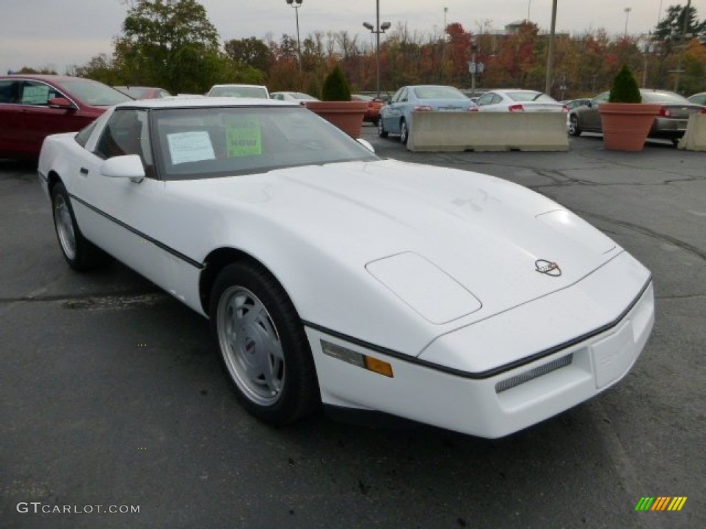 1989 Corvette Coupe - White / Red photo #7