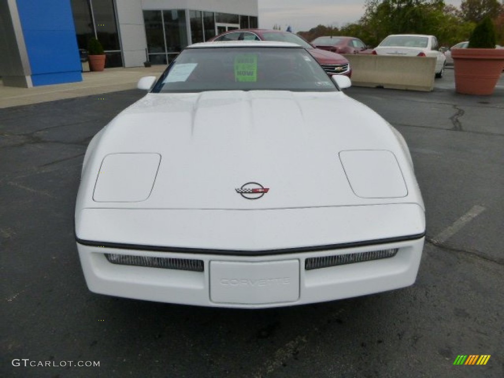 1989 Corvette Coupe - White / Red photo #8
