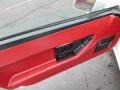 1989 Chevrolet Corvette Red Interior Door Panel Photo