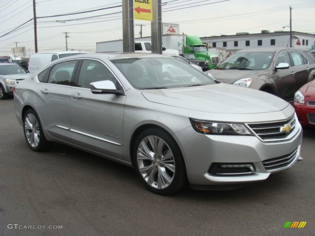 2014 Impala LTZ - Silver Ice Metallic / Jet Black/Dark Titanium photo #3