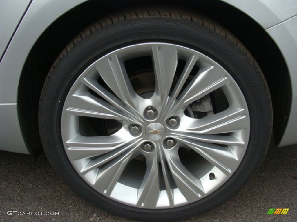 2014 Impala LTZ - Silver Ice Metallic / Jet Black/Dark Titanium photo #14