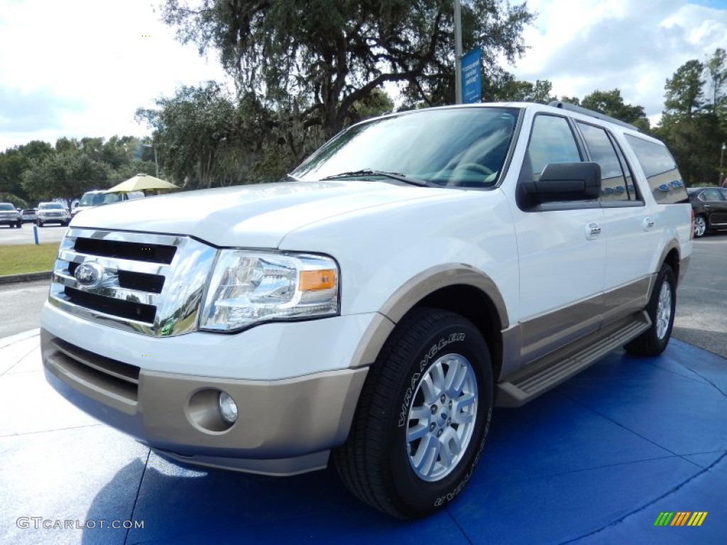 2013 Expedition EL XLT - Oxford White / Camel photo #1