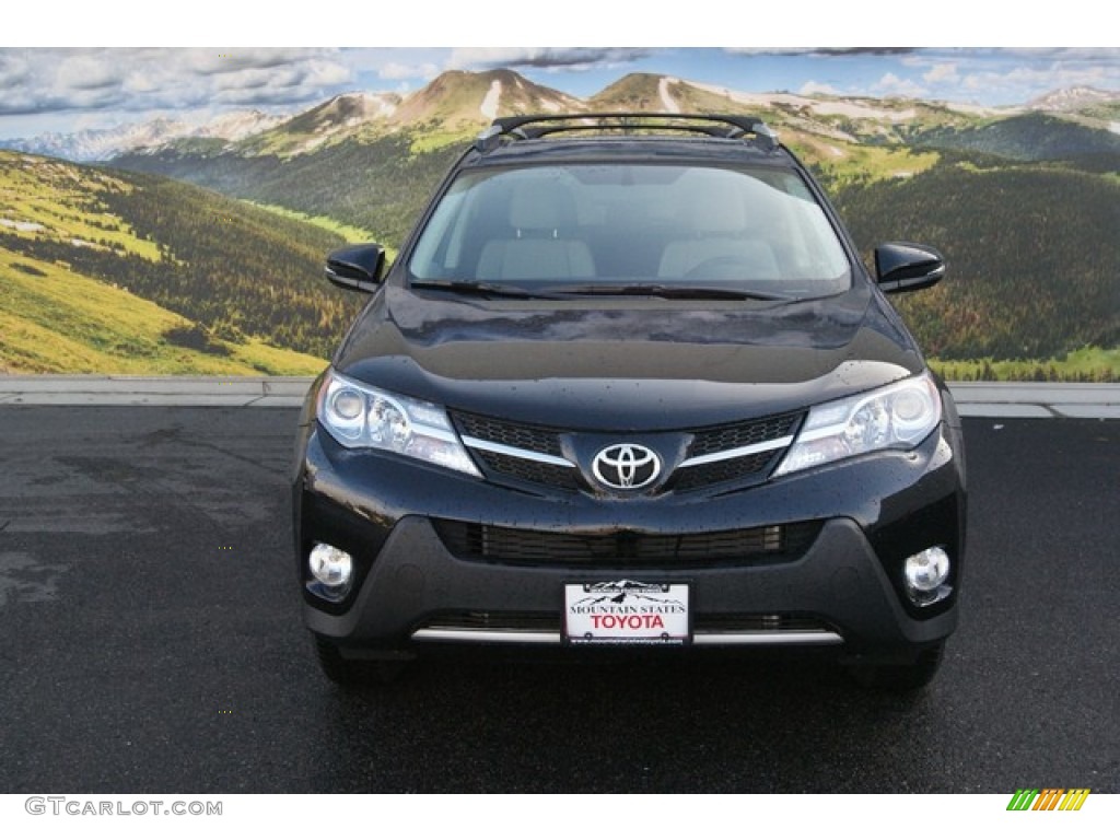 2013 RAV4 XLE AWD - Black / Ash photo #2