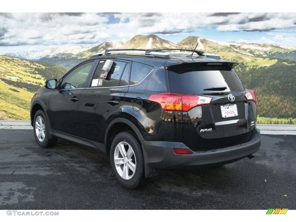 2013 RAV4 XLE AWD - Black / Ash photo #3