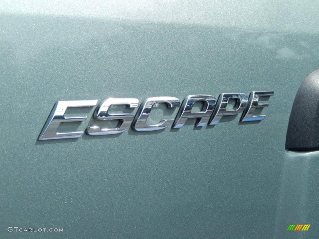 2007 Escape XLS - Titanium Green Metallic / Medium/Dark Pebble photo #9