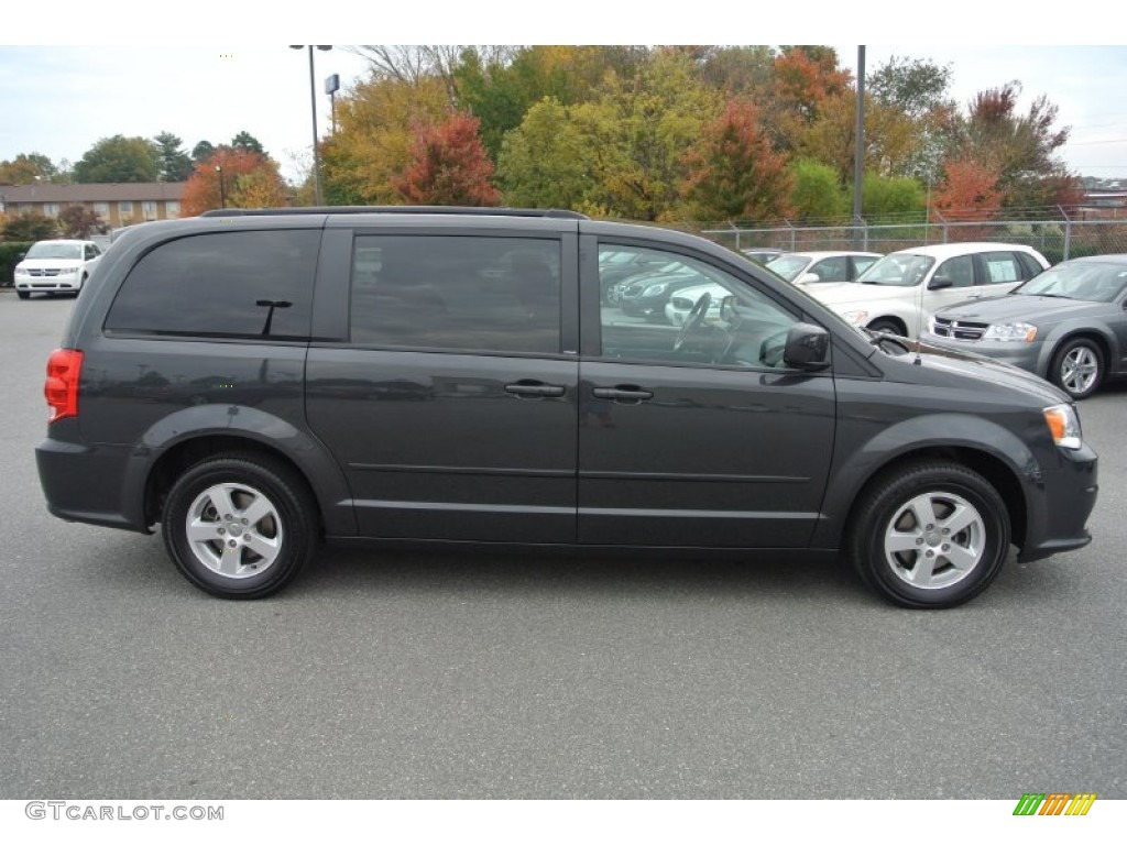 2012 Grand Caravan SXT - Dark Charcoal Pearl / Black/Light Graystone photo #3