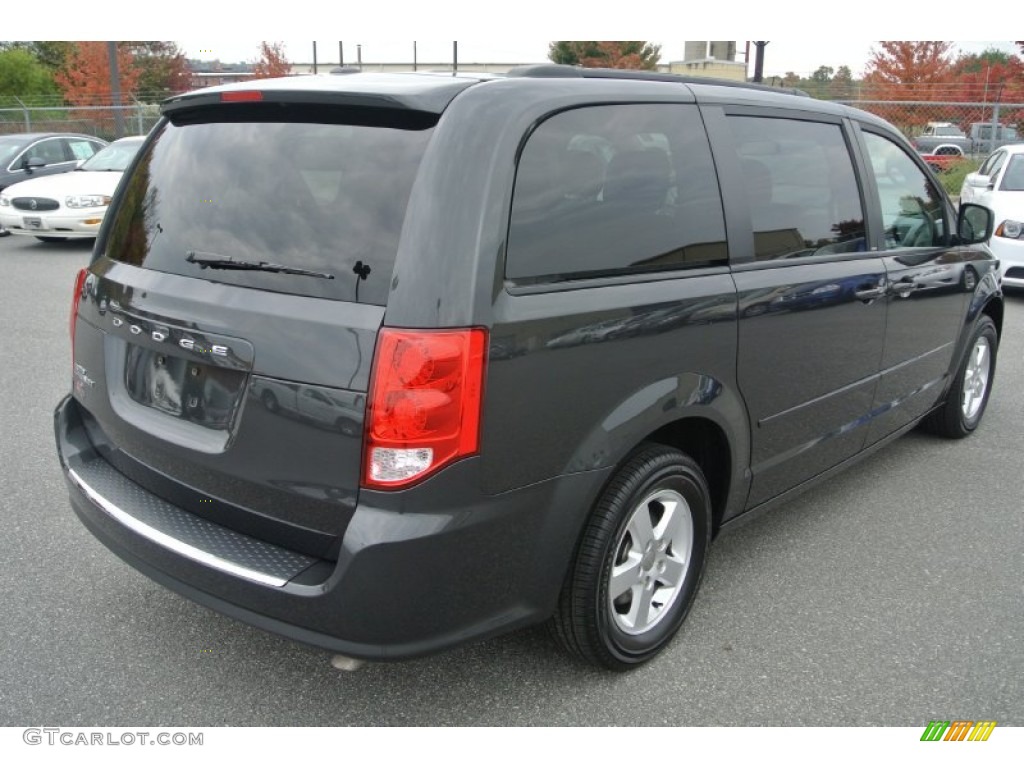 2012 Grand Caravan SXT - Dark Charcoal Pearl / Black/Light Graystone photo #4