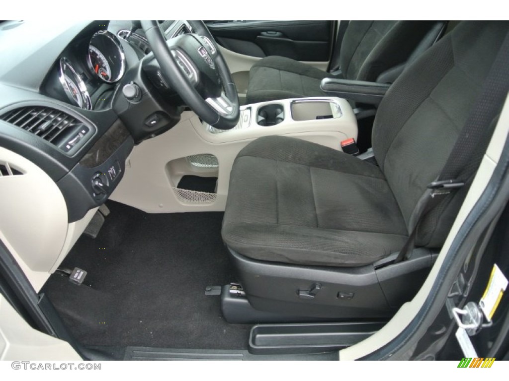 2012 Grand Caravan SXT - Dark Charcoal Pearl / Black/Light Graystone photo #8