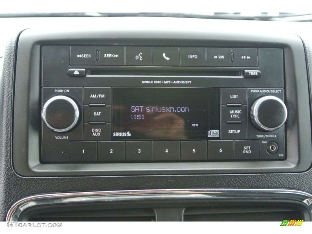 2012 Grand Caravan SXT - Dark Charcoal Pearl / Black/Light Graystone photo #14