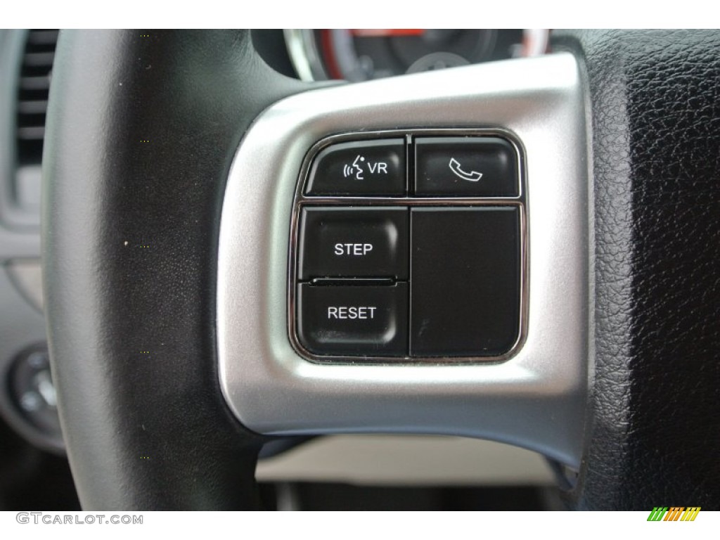 2012 Grand Caravan SXT - Dark Charcoal Pearl / Black/Light Graystone photo #15