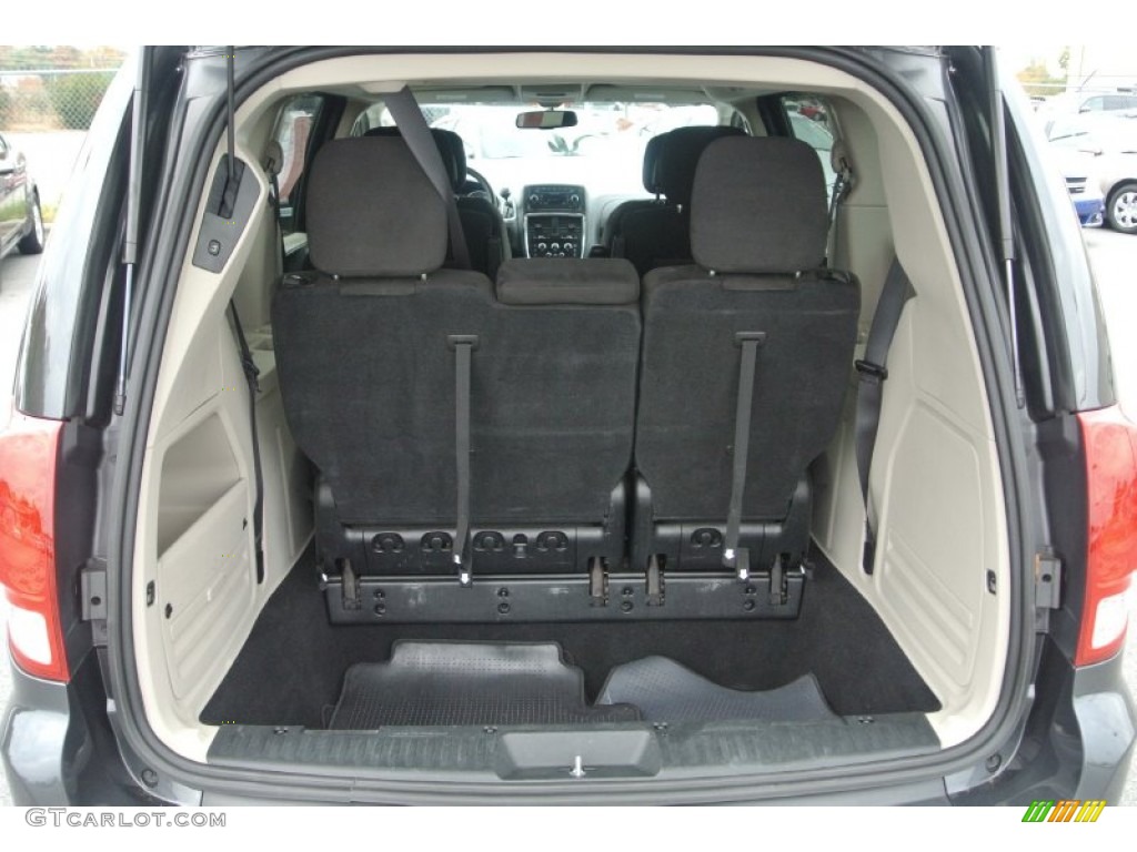 2012 Grand Caravan SXT - Dark Charcoal Pearl / Black/Light Graystone photo #18